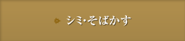 シミ・そばかす