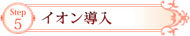 Step5　イオン導入