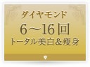 ダイヤモンド 6〜16回 トータル美白&痩身